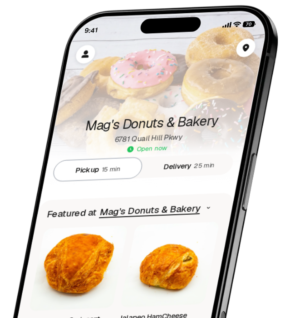 Mag's Donuts & Bakery app preview