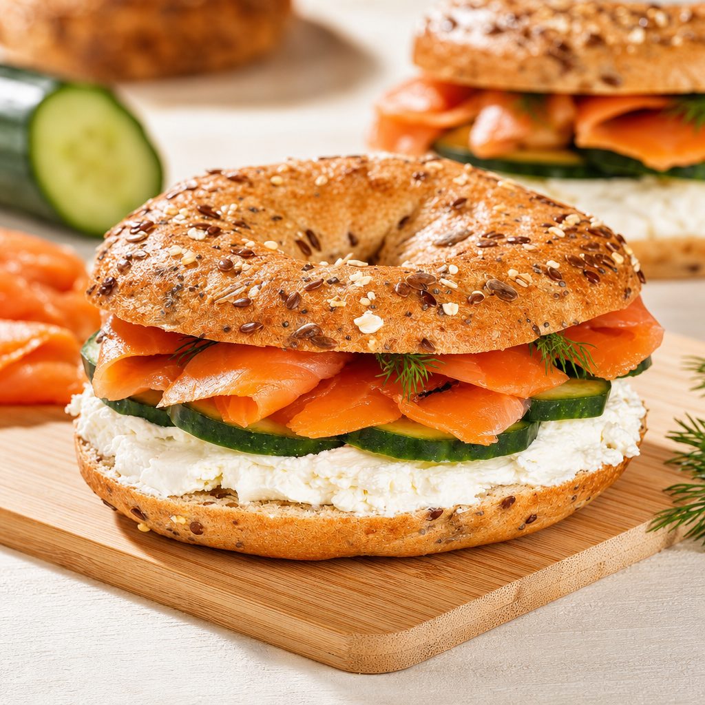 Lunch Bagel Sandwich.