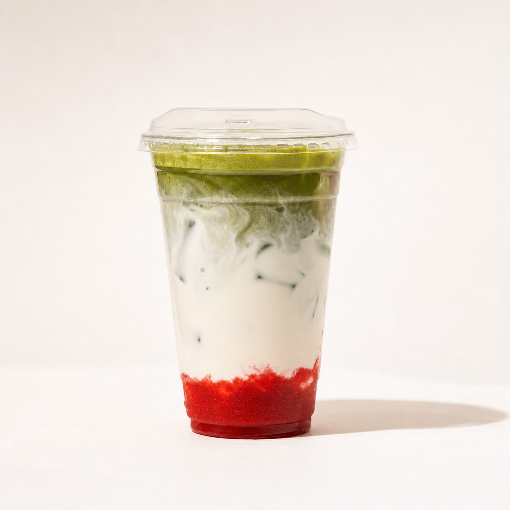 Strawberry Matcha.