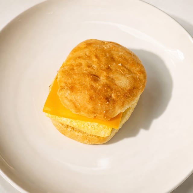 Breakfast Biscuit Sandwich (No Meat).