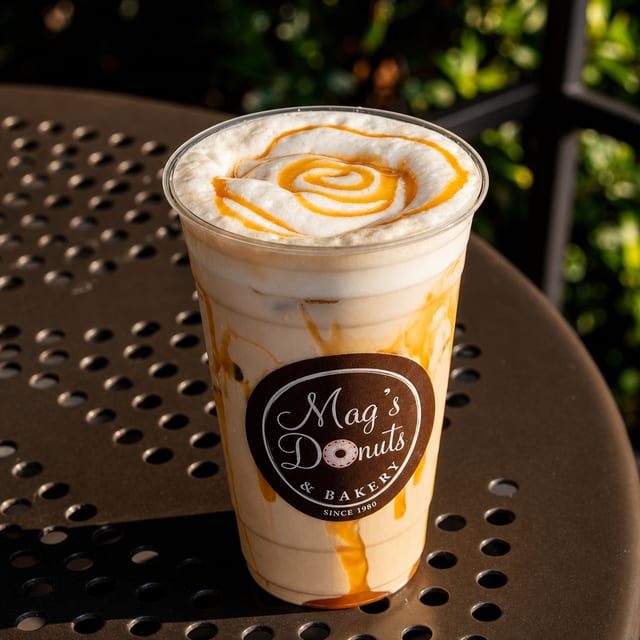 Caramel Iced Macchiato.