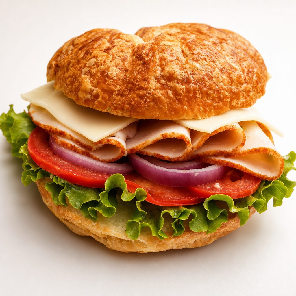 Lunch Croissant Sandwich.