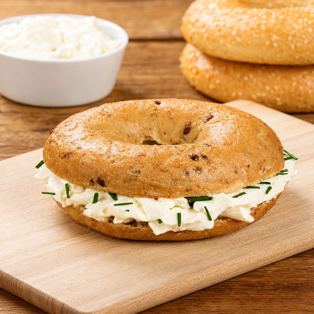 Bagel With Cheese.